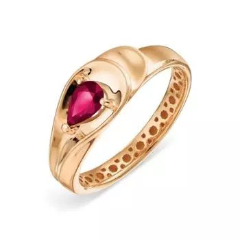 Кольцо с рубином Линии Любви