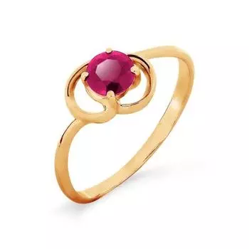 Кольцо с рубином Линии Любви