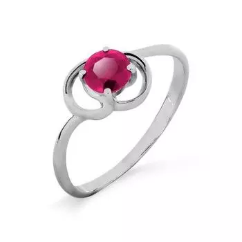 Кольцо с рубином Линии Любви