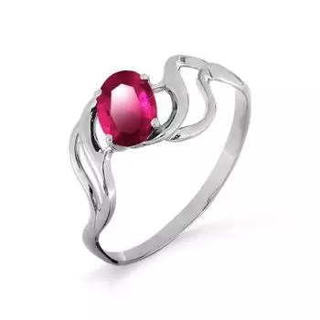 Кольцо с рубином Линии Любви