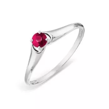 Кольцо с рубином Линии Любви