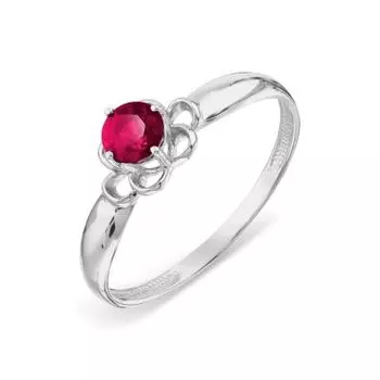 Кольцо с рубином Линии Любви