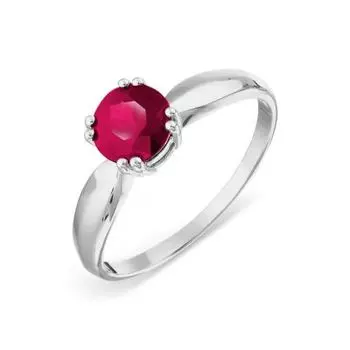 Кольцо с рубином Линии Любви