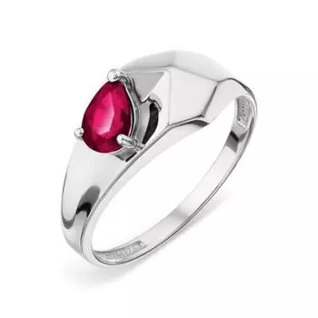 Кольцо с рубином Линии Любви