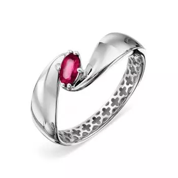 Кольцо с рубином Линии Любви
