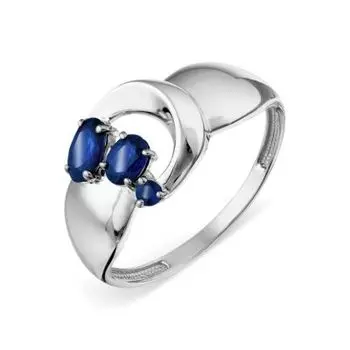 Кольцо с сапфирами Линии Любви