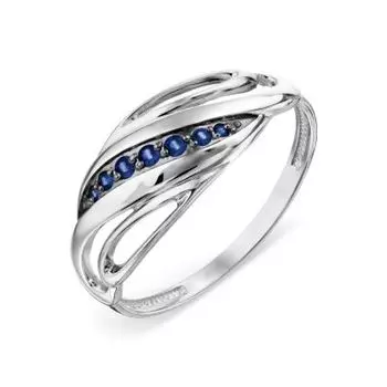 Кольцо с сапфирами Линии Любви