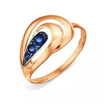Кольцо с сапфирами Линии Любви