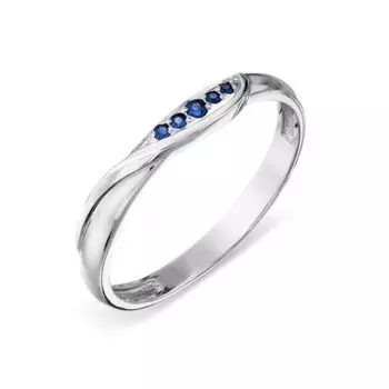 Кольцо с сапфирами Линии Любви