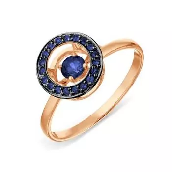 Кольцо с сапфирами Линии Любви