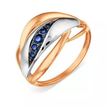 Кольцо с сапфирами Линии Любви