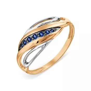 Кольцо с сапфирами Линии Любви
