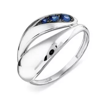 Кольцо с сапфирами Линии Любви
