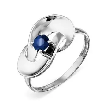 Кольцо с сапфиром Линии Любви