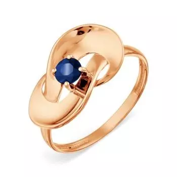Кольцо с сапфиром Линии Любви