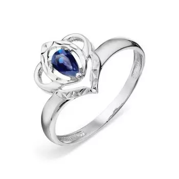 Кольцо с сапфиром Линии Любви
