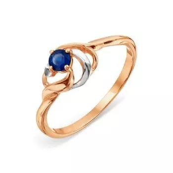 Кольцо с сапфиром Линии Любви