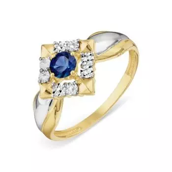 Кольцо с сапфиром Линии Любви