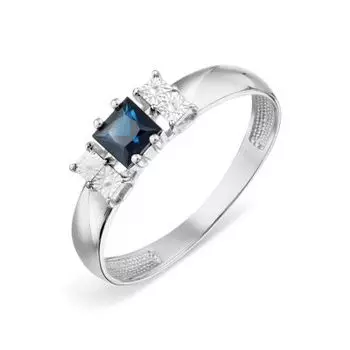 Кольцо с сапфиром Линии Любви