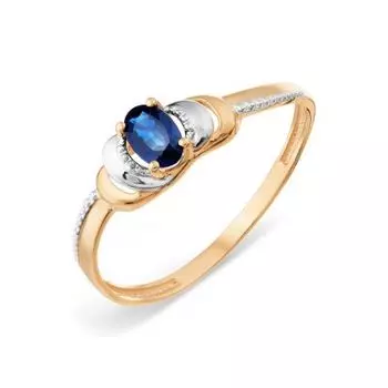 Кольцо с сапфиром Линии Любви