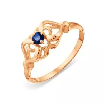 Кольцо с сапфиром Линии Любви