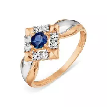 Кольцо с сапфиром Линии Любви