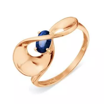 Кольцо с сапфиром Линии Любви