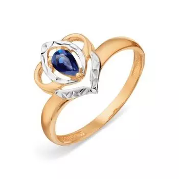 Кольцо с сапфиром Линии Любви
