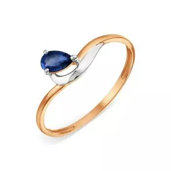 Кольцо с сапфиром Линии Любви