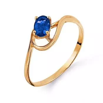 Кольцо с сапфиром Линии Любви