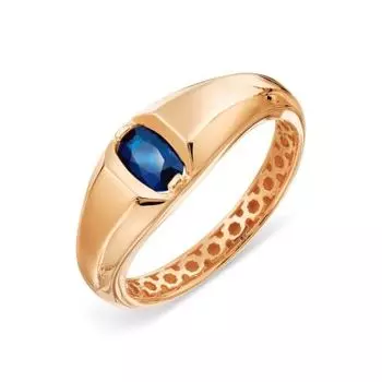 Кольцо с сапфиром Линии Любви