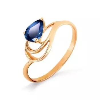 Кольцо с сапфиром Линии Любви