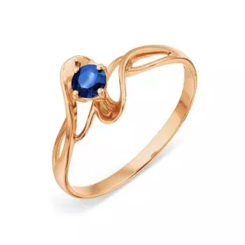 Кольцо с сапфиром Линии Любви