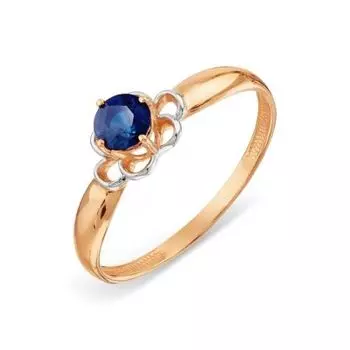 Кольцо с сапфиром Линии Любви