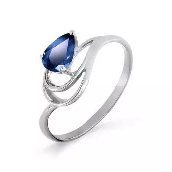Кольцо с сапфиром Линии Любви