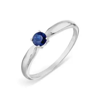 Кольцо с сапфиром Линии Любви