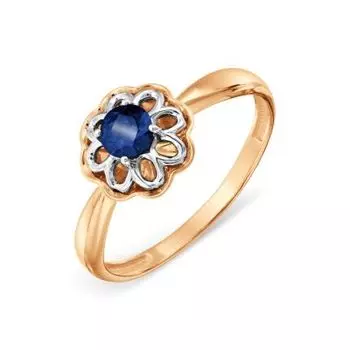 Кольцо с сапфиром Линии Любви