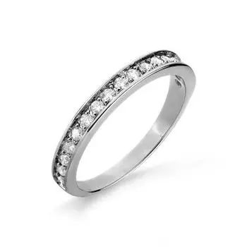 Кольцо с Swarovski Zirconia Линии Любви