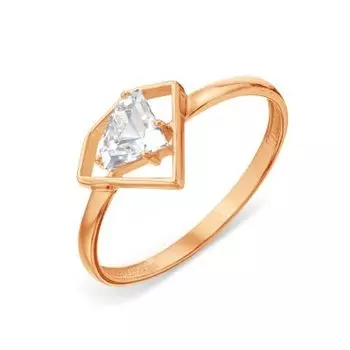 Кольцо с Swarovski Zirconia Линии Любви