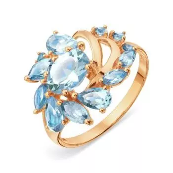 Кольцо с топазами Линии Любви