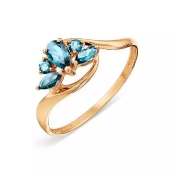 Кольцо с топазами Линии Любви