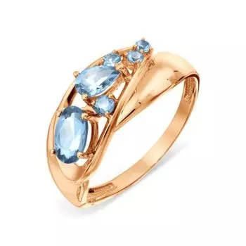 Кольцо с топазами Линии Любви