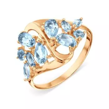 Кольцо с топазами Линии Любви