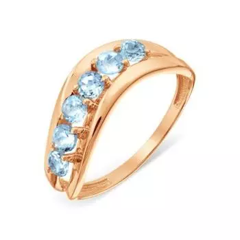 Кольцо с топазами Линии Любви