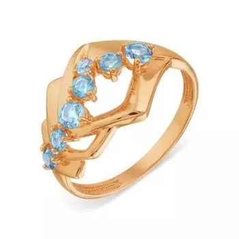 Кольцо с топазами Линии Любви