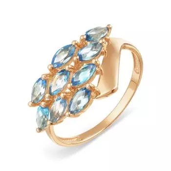 Кольцо с топазами Линии Любви