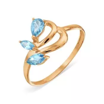 Кольцо с топазами Линии Любви