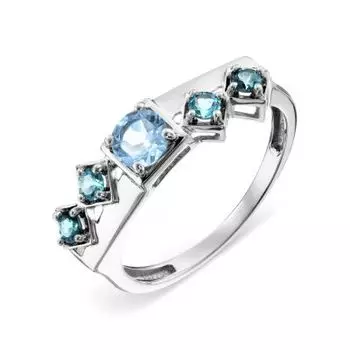 Кольцо с топазами Линии Любви