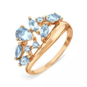 Кольцо с топазами Линии Любви