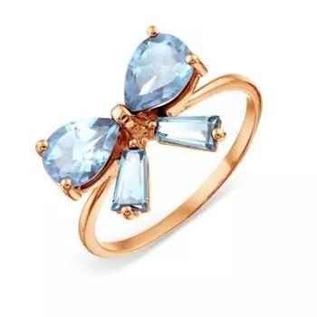 Кольцо с топазами Линии Любви